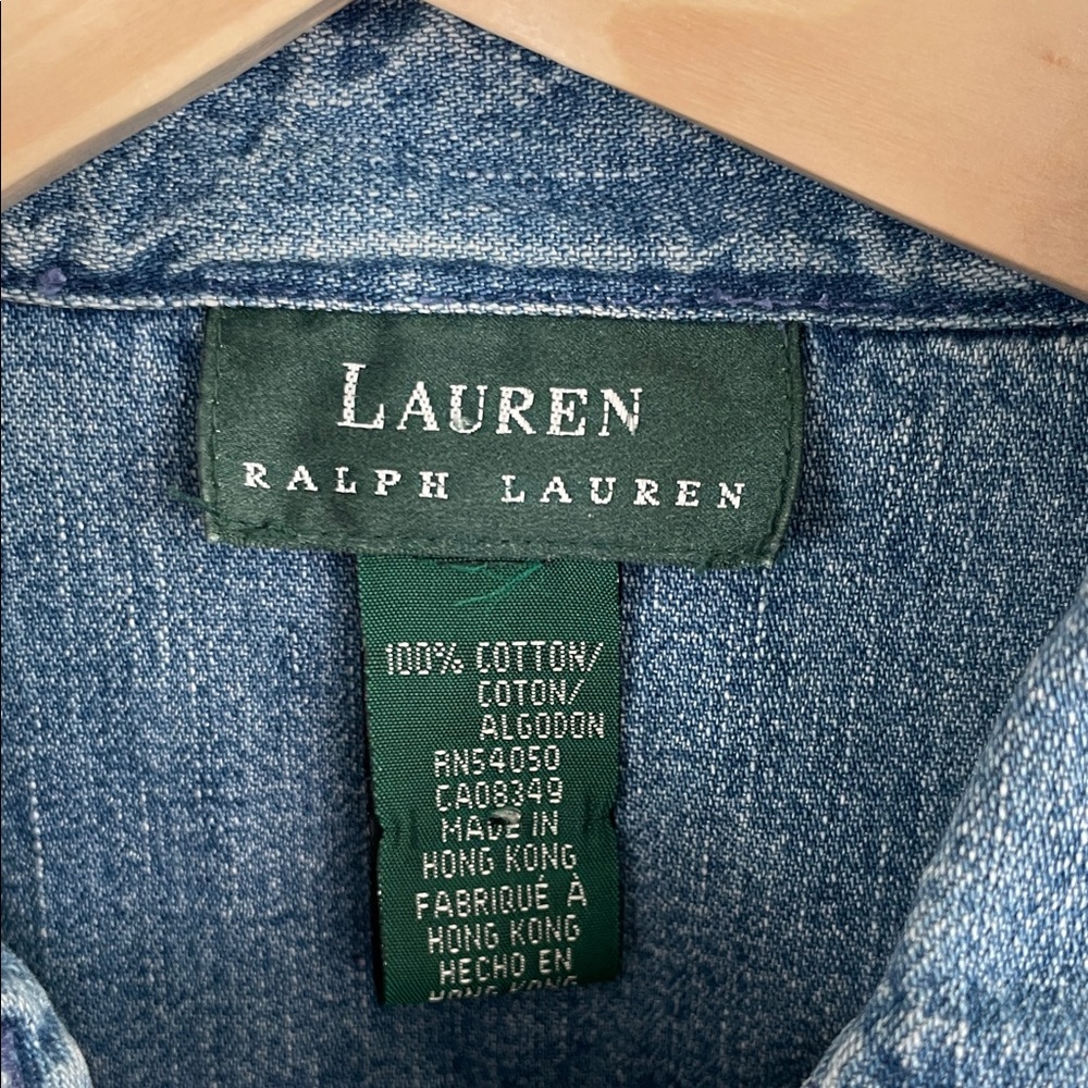 Ralph Lauren Classic Denim Maxi Size M - Picture 5 of 11